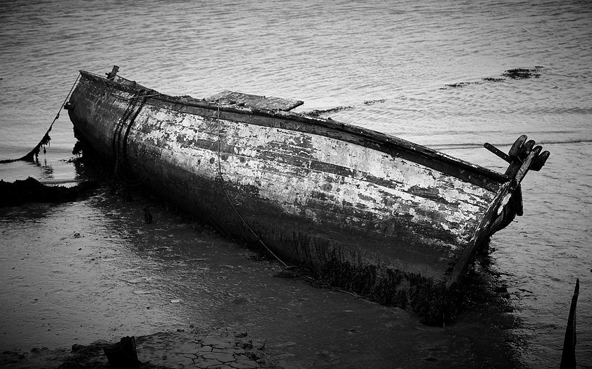 River Boats 028 
 River Boats East of Englen 
 Keywords: River, Boats, Broken Boats, Derelect Boats, Art images of Boats