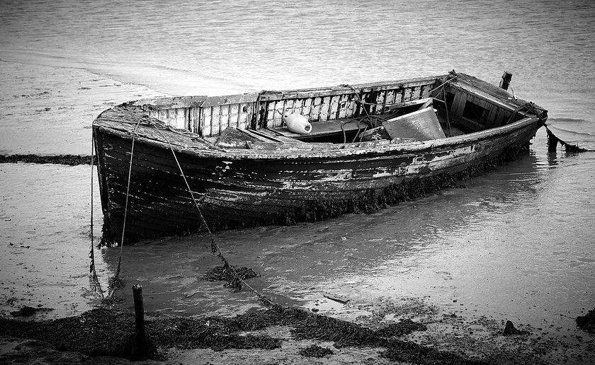 River Boats 027 
 River Boats East of Englen 
 Keywords: River, Boats, Broken Boats, Derelect Boats, Art images of Boats