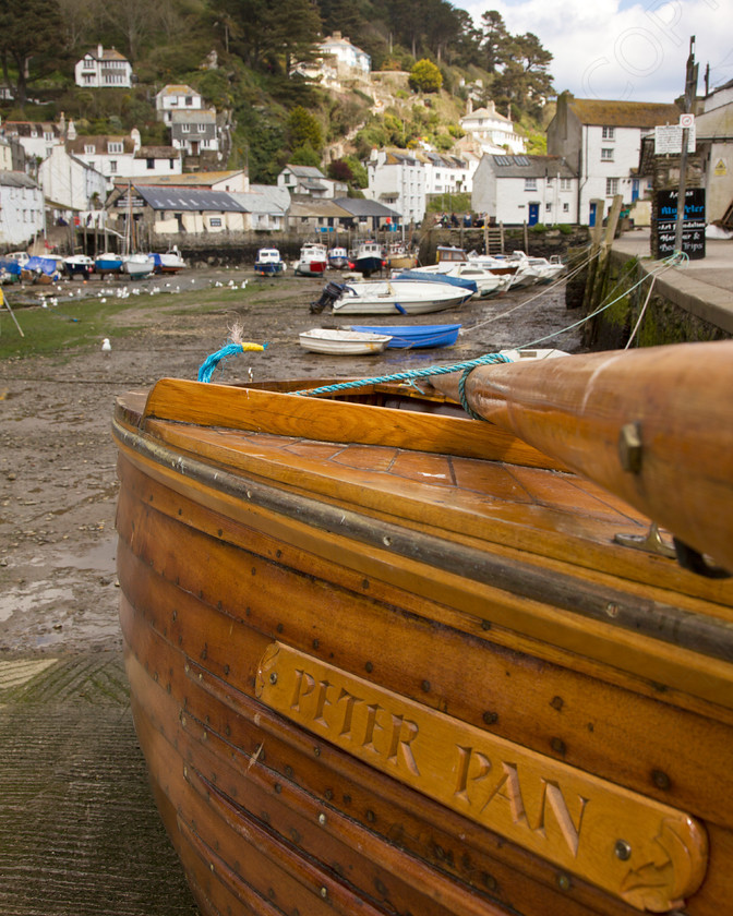 Polperro Cornwall 023 
 Images of Cornwall 
 Keywords: Cornwall polperro harbour sea