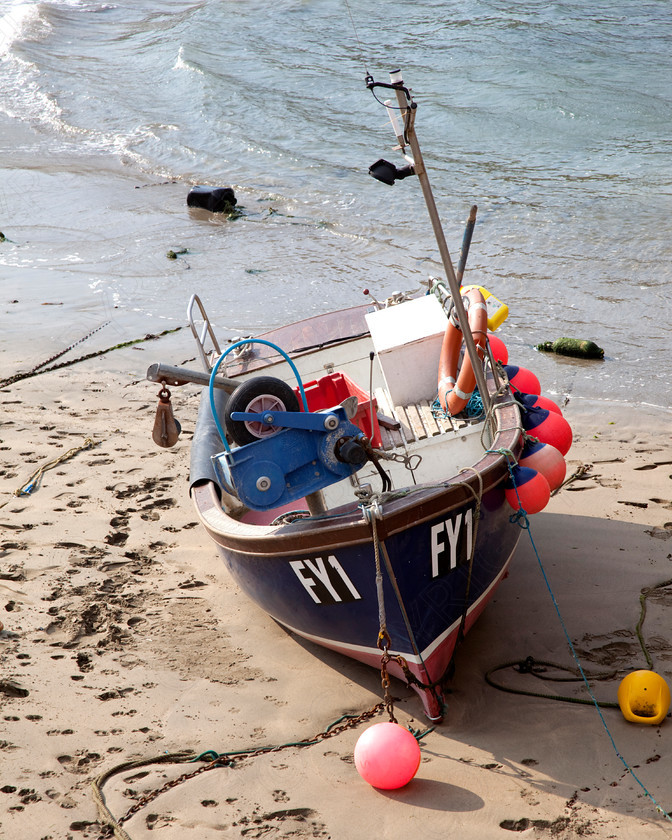 Fishing Boat 005 
 Images of Cornwall 
 Keywords: Cornwall mevagissey harbour sea fishing boat